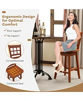 Counter Height Bar Stools Set of 2 Stylish & Comfortable Chairs for Kitchen or Home