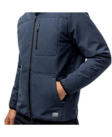 Free Country Men's Melange Stretch Full Zip Hoodie