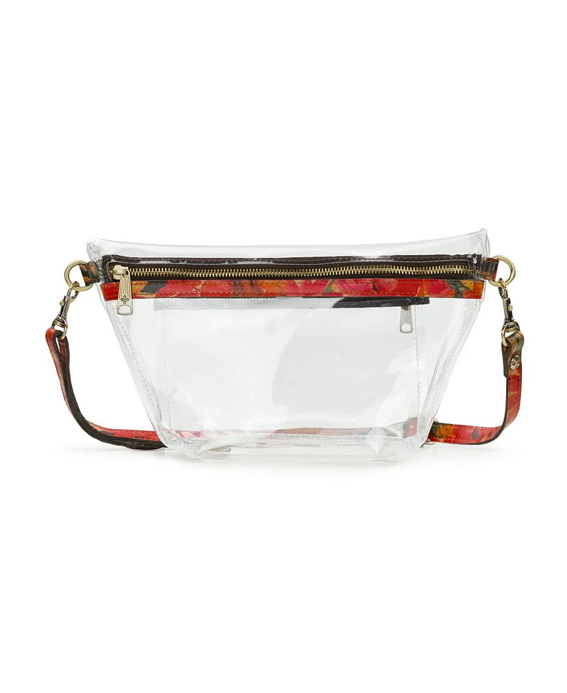 Patricia Nash Tinchi Clear Medium Belt Bag