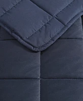 Nautica Solid Brushed Micro Jersey -Pc. Quilt Set
