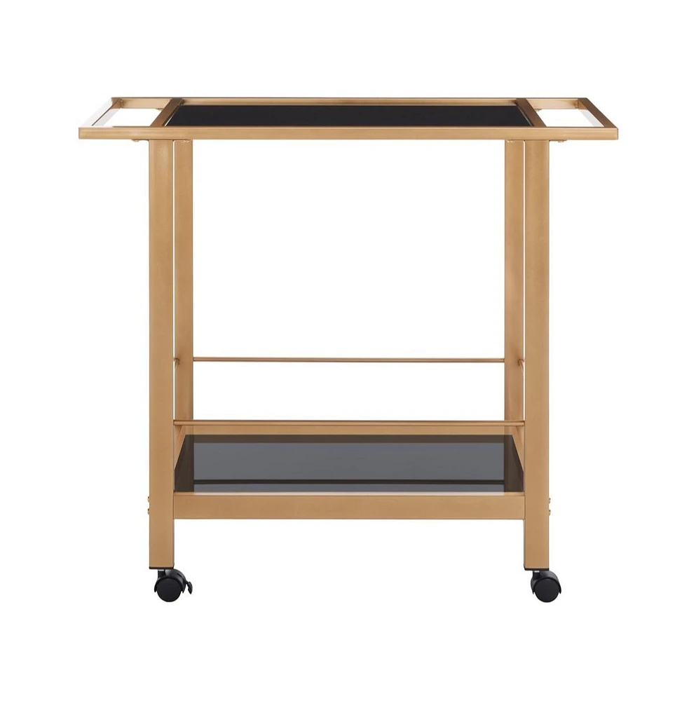 Gaelle 2 Tier Bar Cart W Handle