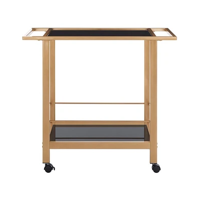 Gaelle 2 Tier Bar Cart W Handle
