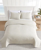 Nautica Seashore Stitch Washed -Pc. Quilt Set