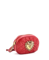 Pre-Owned Dolce & Gabbana Small Devotion Camera Bag Quilted Leather