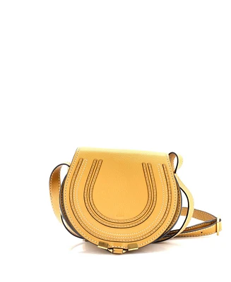 Pre-Owned Chloe Mini Marcie Crossbody Bag Leather
