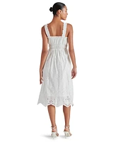 Steve Madden Women's Harmony Cordon Eyelet Dress