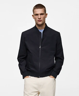 Mango Men's Slim-Fit Bomber Jacket