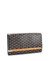 Pre-Owned Goyard Mm Monte Carlo Clutch Coated Canvas
