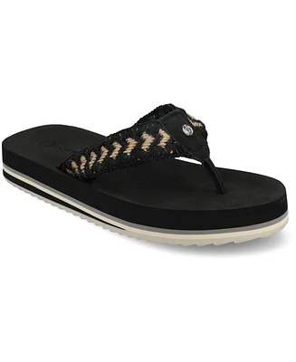 Journee Collection Women's Eloddie Slip-On Beach Sandals
