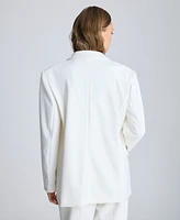 Kenneth Cole Women's Balance Stretch One Button Boyfriend Jacket