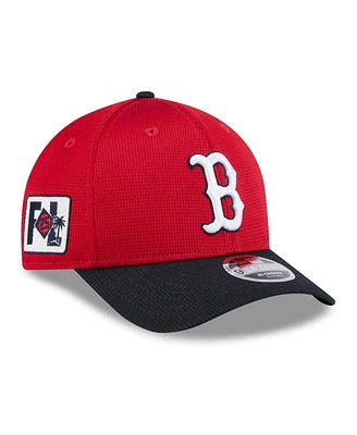 New Era Men's Red/Navy Boston Red Sox 2025 Spring Training 9FORTY Adjustable Hat