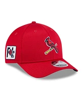 New Era Men's Red St. Louis Cardinals 2025 Spring Training 9FORTY Adjustable Hat