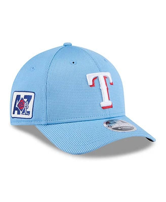 New Era Men's Light Blue Texas Rangers 2025 Spring Training 9FORTY Adjustable Hat