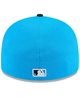 New Era Men's Blue/Black Miami Marlins 2025 Spring Training Low Profile 59FIFTY Fitted Hat