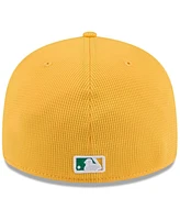 New Era Men's Gold Athletics 2025 Spring Training Low Profile 59FIFTY Fitted Hat