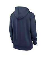 Nike Women's Navy Atlanta Braves Authentic Collection Performance Pullover Hoodie