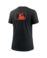 Nike Women's Black San Francisco Giants Authentic Collection Early Work Tri-Blend T-Shirt