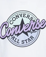 Converse Big Girls 2-Piece Boxy Short Sleeve T-Shirt and Shorts Set
