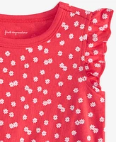 First Impressions Baby Girls Daisy Dot-Print T-Shirt, Exclusively at Macy's