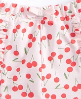 First Impressions Baby Girls Cherry Toss Printed French Terry Shorts, Exclusively at Macy's