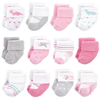Hudson Baby Baby Boys Hudson Cotton Rich Terry Socks 24-Pack Dino
