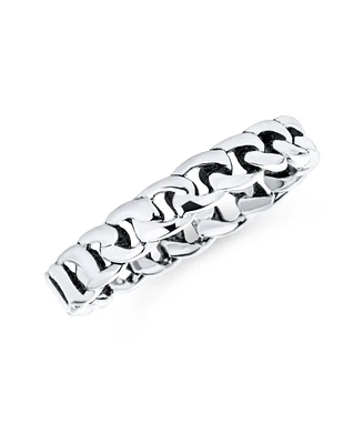 Bling Jewelry Braided Celtic Eternity Band Knot Sterling Silver Ring
