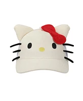 Hello Kitty Big Face Women's White Trucker Hat