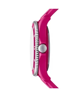 Skechers Women's Rosencrans Three-Hand Date, Pink Polycarbonate Watch