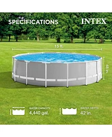 Intex Prism Frame 15'x48" Swimming Pool Set with Ladder, Cover & Maintenance Kit