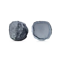 Wireless Outdoor Rechargeable Stereo Rock Speakers Pair