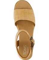 Toms Women's Diana Platform Wedge Sandals