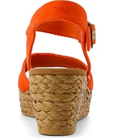 Toms Women's Audrey Ankle Strap Wedge Sandals