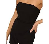 Adrianna by Papell Women's Bow Hem Strapless Sheath Dress