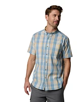 Columbia Men's Rapid Rivers Short Sleeve Plaid Shirt