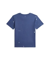 Polo Ralph Lauren Toddler and Little Boys Big Pony Paint-Splatter-Print T-Shirt