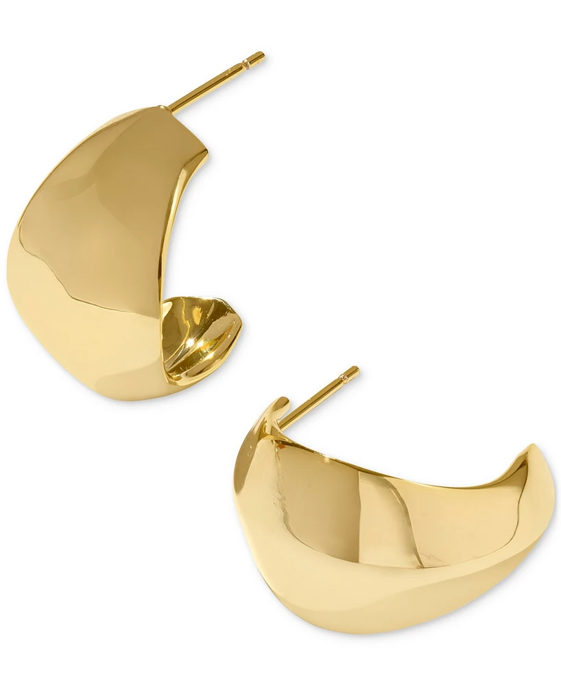 Kendra Scott 14k Gold-Plated Chunky J-Hoop Earrings