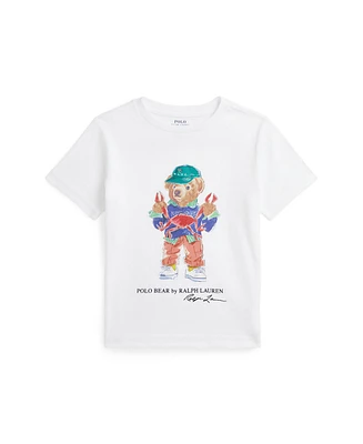 Polo Ralph Lauren Toddler and Little Boys Polo Bear Jersey T-Shirt