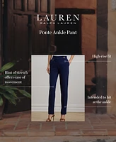 Lauren Ralph Women's Ponte Ankle Pants