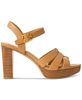 Lauren Ralph Women's Soffia Ankle-Strap Slingback Dress Sandals