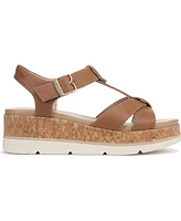 Dr. Scholl's Women's Once Again T-Strap Wedge Sandals