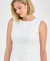 Kasper Women's Linen-Blend Sheath Dress