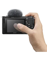 Sony Sony Zv-E10 Mirrorless Camera with Lens, E Pz 16-50mm f/3.5-5.6 Oss Lens, Bundled with Sony ACCVC1 Vlogger Accessory Kit with Shooting Grip & 64G