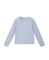 Toddler/Child Boys Blue Heathered Rashguard