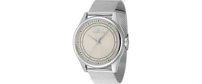 Invicta Men's 48480 Celestial Quartz 3 Hand Ivory Dial Watch