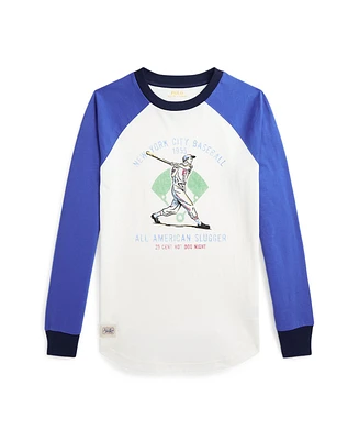 Polo Ralph Lauren Big Boys Baseball-Print Jersey T-Shirt