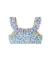 Toddler/Child Girls Floral Print Bikini w/Headband