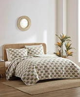 Tommy Bahama Santiago Cotton Reversible 3-Pc. Quilt Set
