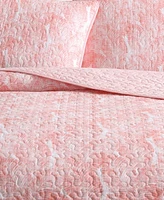 Tommy Bahama Home Distressed Water Leaves 3-Pc. Quilt Set
