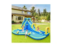 Inflatable Water Slide Kids Bounce House Fun Outdoor Playset for Summer Play
