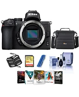 Nikon Z50 Mirrorless Camera - Bundle With Camera Case, 64GB Sdxc Memory Card, Cleaning kit, Memory Wallet, Card Reader